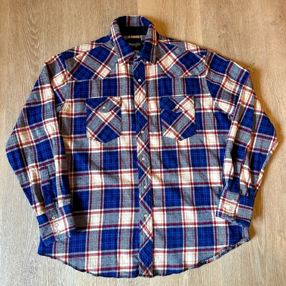 Vintage Men's Wrangler Flannel Shirt